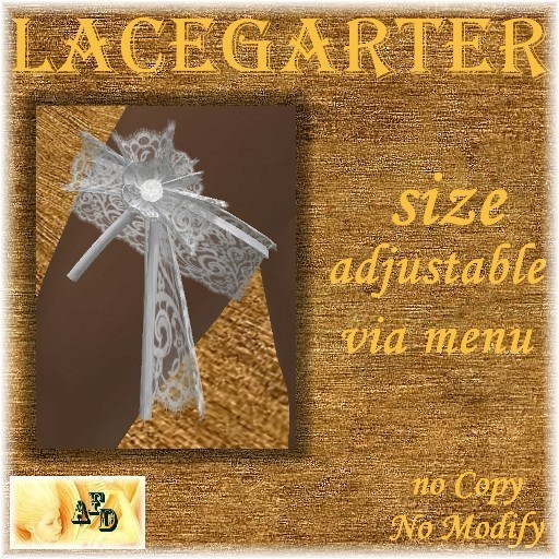 **AFD** Lace Garter white/white