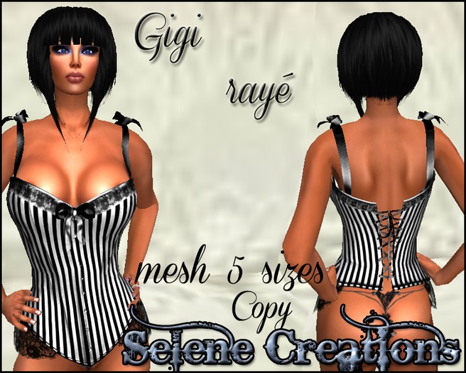 [Selene Creations] Gigi rayures grises