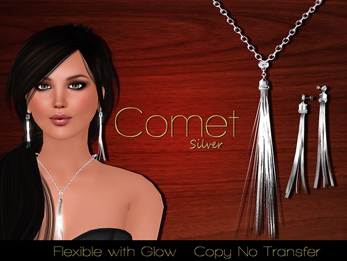 Exquisite Golden Comet Jewelry Set (box)