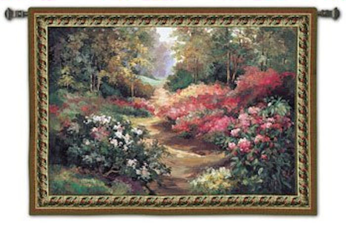 Wall Tapestry Along-the-Garden-Path
