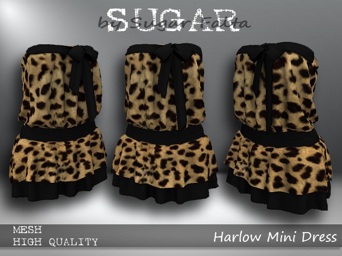 SUGAR Harlow Dress Boxed 21 CHEETAH