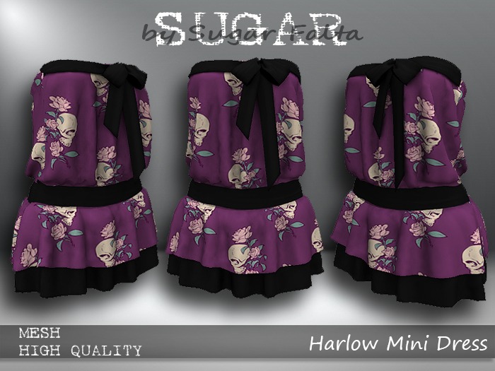 SUGAR Harlow Dress Boxed 13 FLORA SKULLY