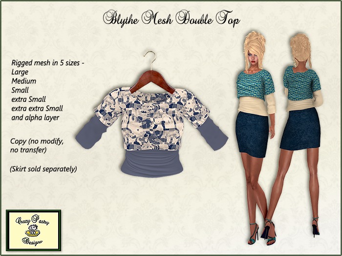 Crazy Pastry Designs Velvet Roses - Aqua