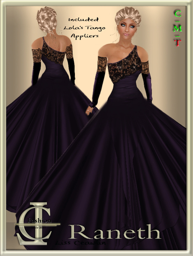 .:LC:. Raneth Ballgown with Applier - purple