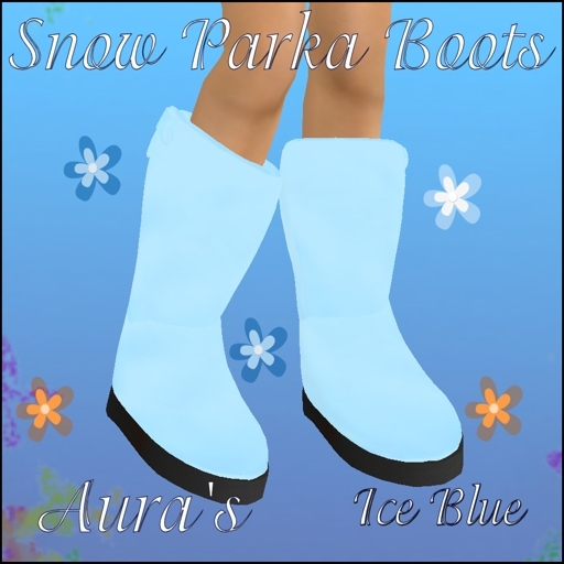 *Aura's* Parka  Boot = Ice Blue