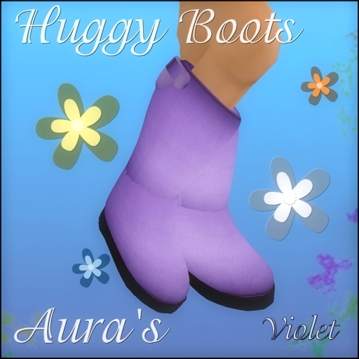 *Aura's* Huggy Boot = purple