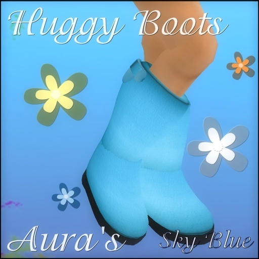 *Aura's* Huggy Boot = Sky Blue