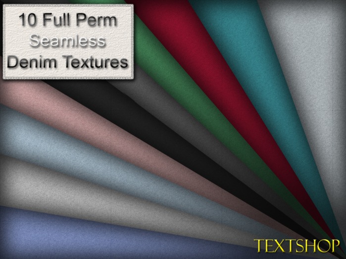 10 Seamless Denim Textures + Bonus Leggings