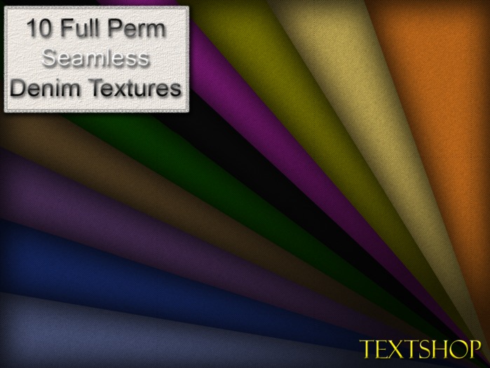 10 Seamless Denim Textures + Bonus Leggings