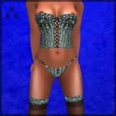 Alligator Roses Corset