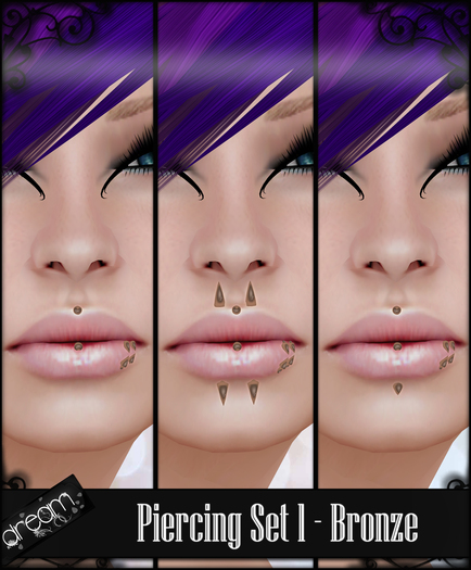 . Dream . Piercing Set 1 - Bronze