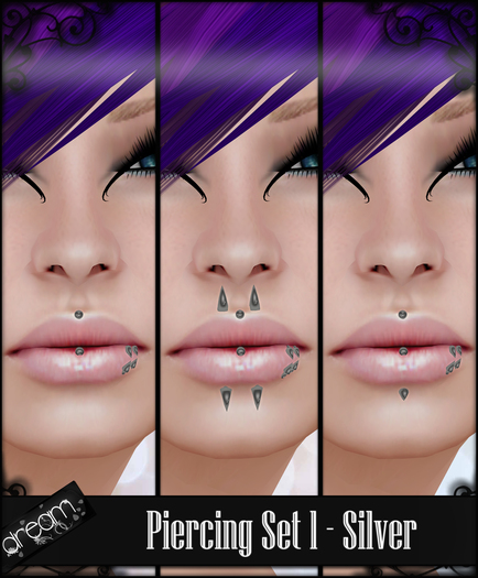 . Dream . Piercing Set 1 - Silver