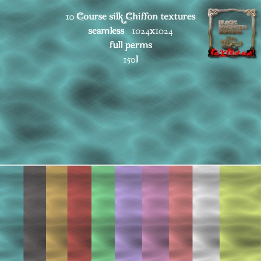 **BMI** Seamless Course Silk Chiffon Textures BOXED