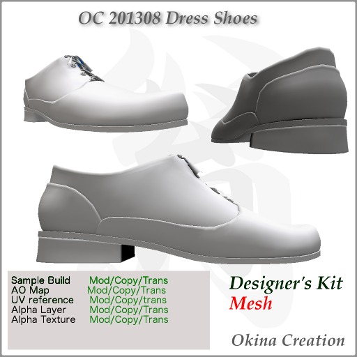 Designers kit OC 201308 Dress Shoes (D-kit)