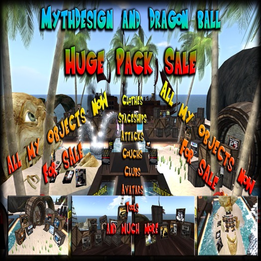 MythDesign and DragonBall Mega Pack Sale
