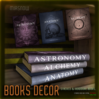 Second Life Marketplace - BOOKS ~ ASTRONOMY, ALCHEMY, ANATOMY