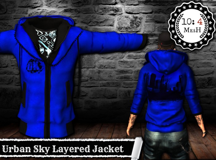*10: 4 ~ Mesh ~ Jacket 1-A ~ Urban Sky ~