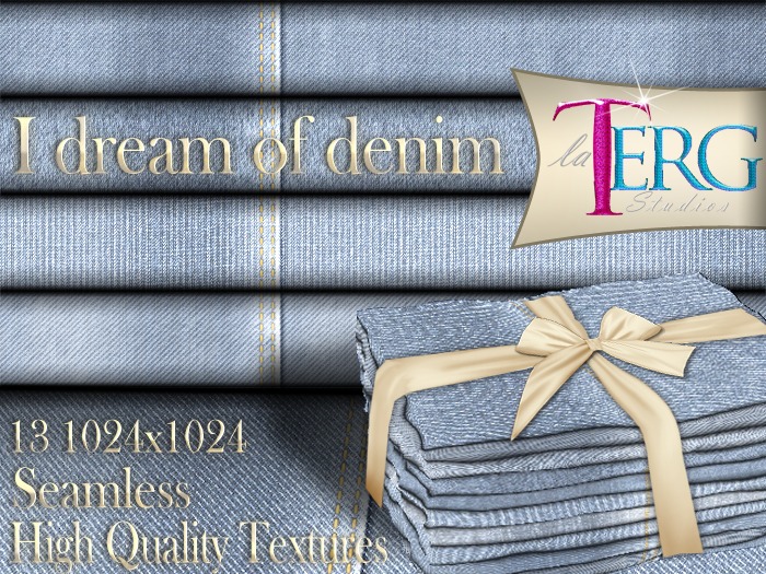 I Dream of Denim ~ Blue#1 ~ Simple Denim Seams