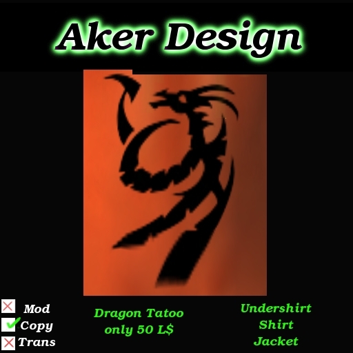 Dragon Tatoo by Aker Design