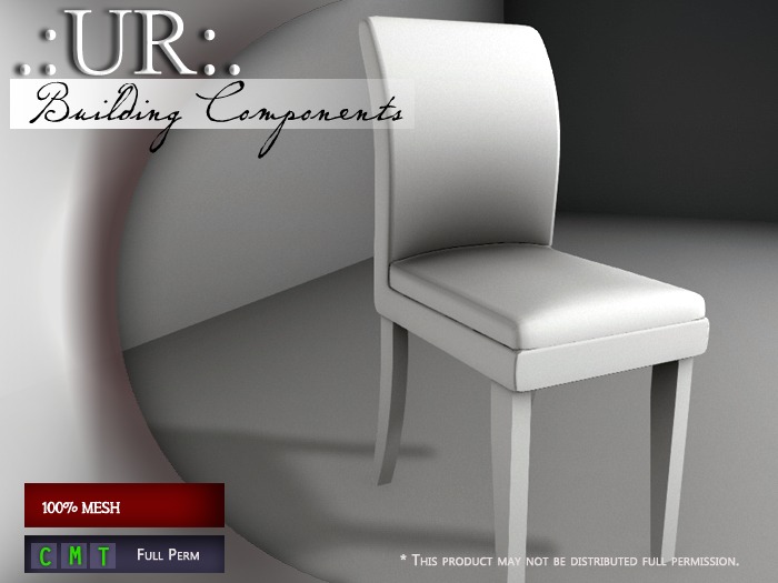 .:UR:. Queen Anne Dining Set - Dining Chair  (full perm mesh)
