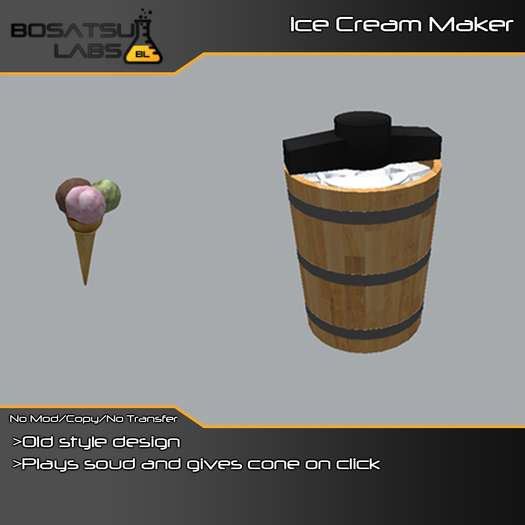 [B. Labs] Ice Cream Maker
