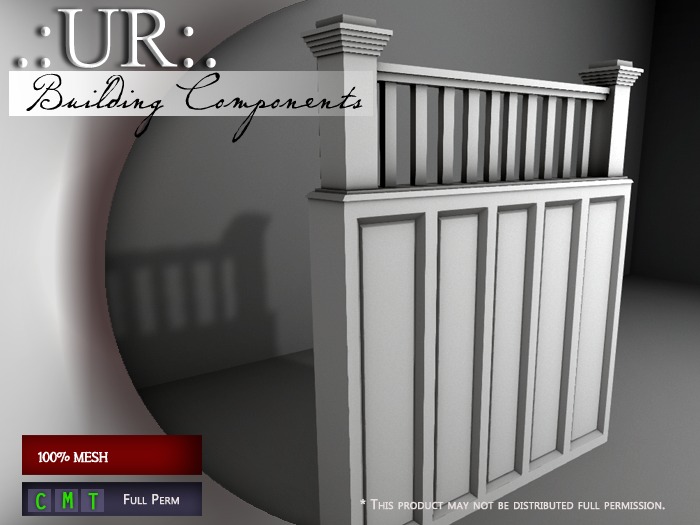 .:UR:. Queen Anne Dining Set - Room Divider  (full perm mesh)