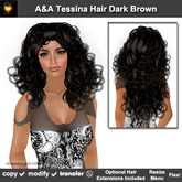 A&A Ivana Hair 11 Colors Value Pack (11 Assorted Colors).  Rich full soft curled long hairstyle