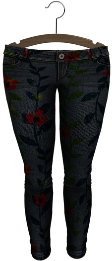 ::Marshmallows::Flower Skinny Jeans(wear me)