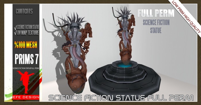 Science Fiction Statue Full Perm EFE DESIGN