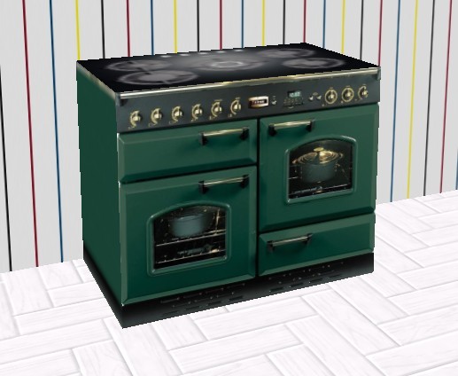 Kitchen stove - Green