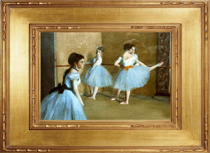 EDGAR DEGAS-DANCERS IN PINK