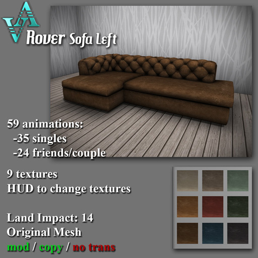 Atelier Visconti Rover Sofa Left