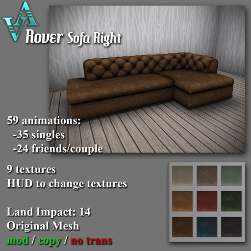 Atelier Visconti Rover Sofa Right