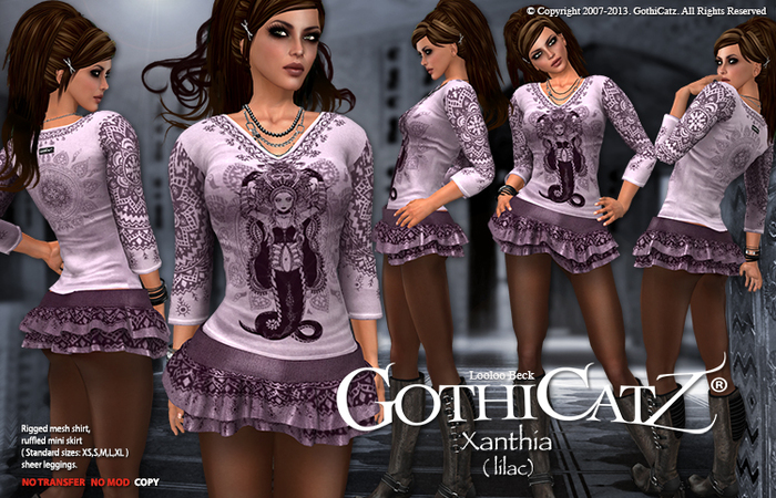 >>GothiCatz<< Xanthia (lilac)