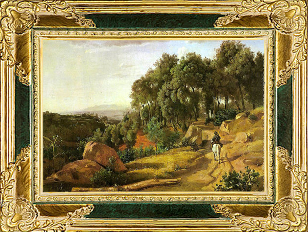 Jean Baptiste Corot - A View Near Volterra