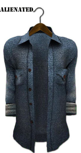 .::()A()::. Indigo :Denim: OpenShirt MESH