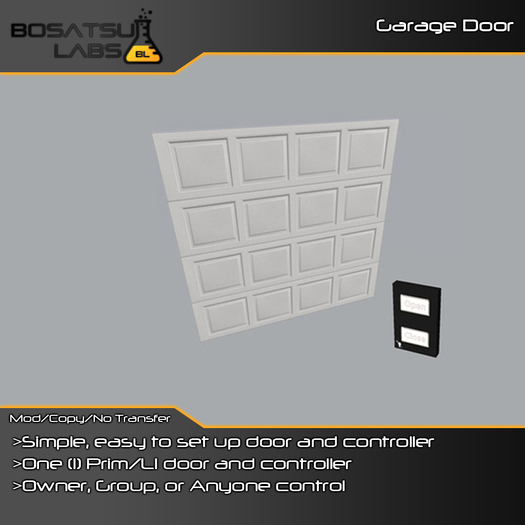 [B. Labs] Garage Door - Boxed
