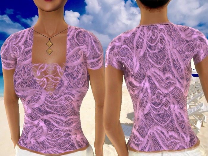 Light pink lace