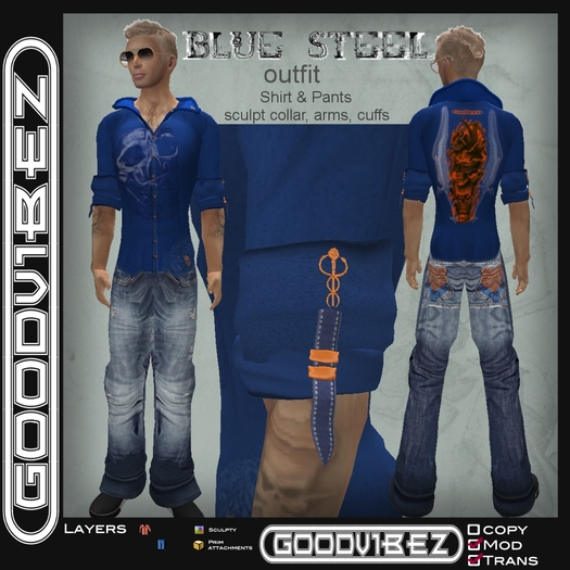 ! GV ! Blue Steel Outfit