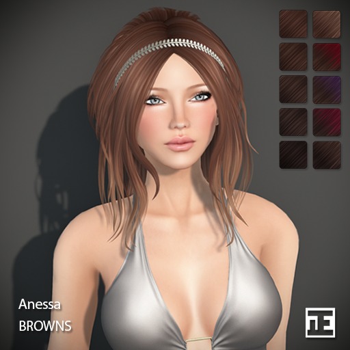 TRUTH HAIR Anessa (Mesh Hair) - browns