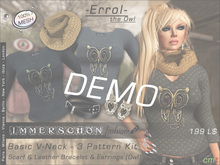Immerschoen-BodyCult MESH Shirts Errol 3 Pattern Kit DEMO