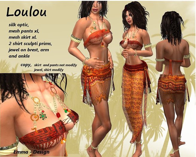 ModeTafel Strand girl Lou Lou OK