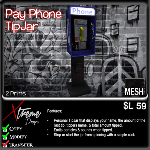 Pay Phone TipJar - Payphone 