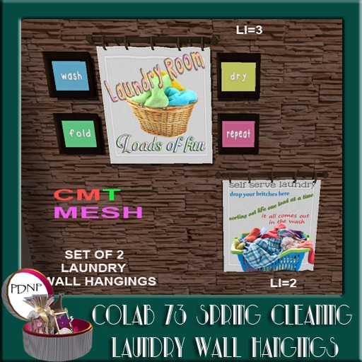 PDN: Laundry Wall hangings Boxed