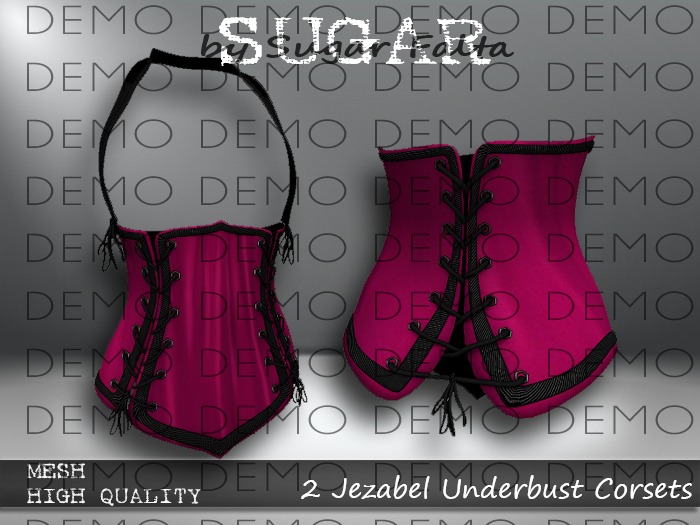 SUGAR Jezabel Underbust Corset - DEMO Boxed