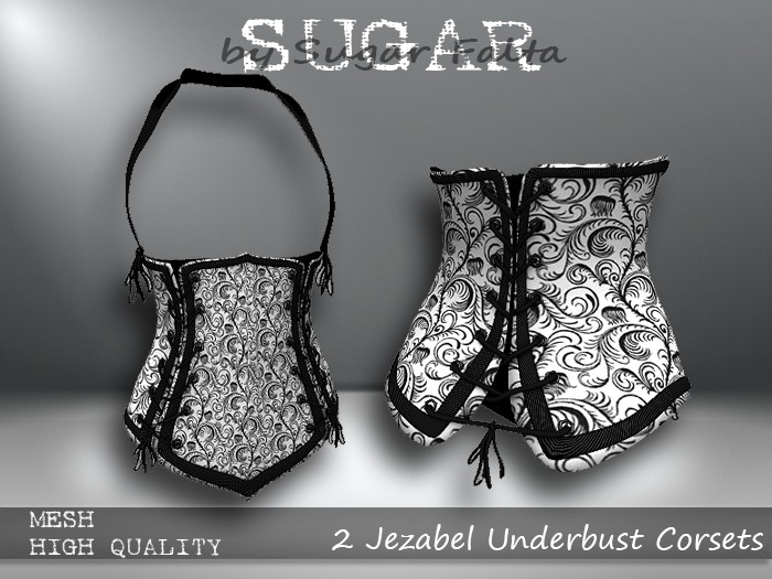 SUGAR Jezabel Underbust Corset - OPIUM Boxed