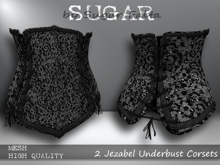 SUGAR Jezabel Underbust Corset - ORNATE Boxed