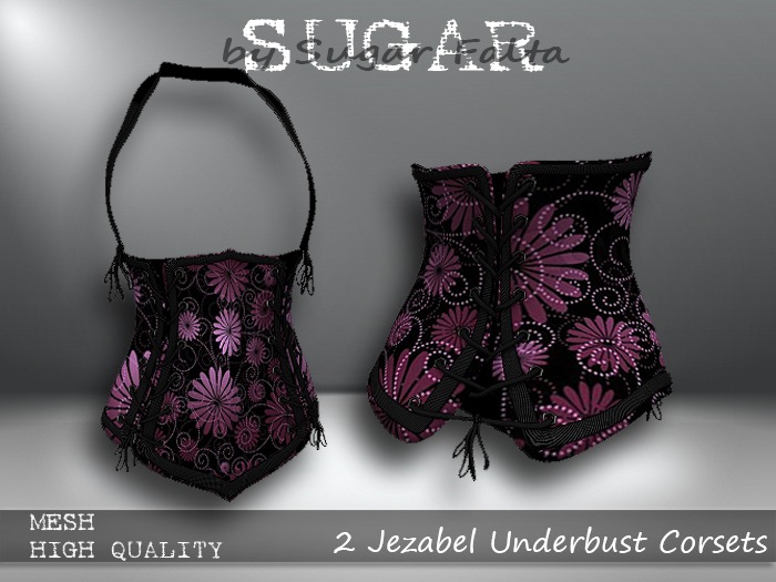 SUGAR Jezabel Underbust Corset - DAISY CHAIN Boxed