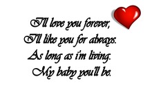 I'll love you forever