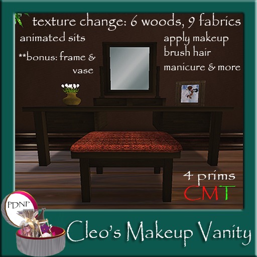 PDN: Cleos Makeup Vanity